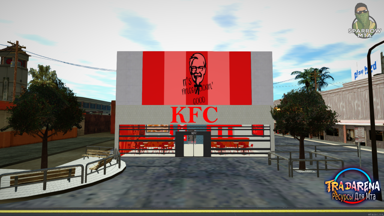 Мапинг KFC
