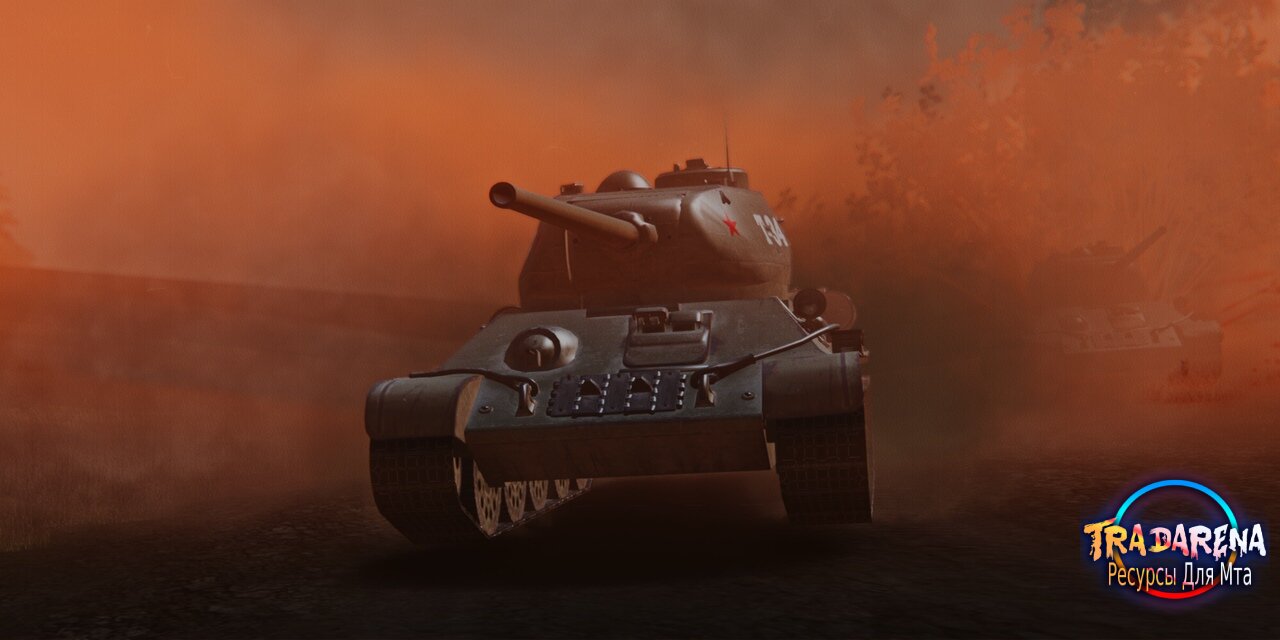 Средний советский танк Т34-8
