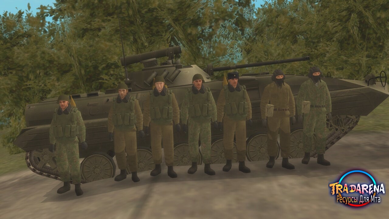 Бойцы РФ в зимней одежде в Грозном