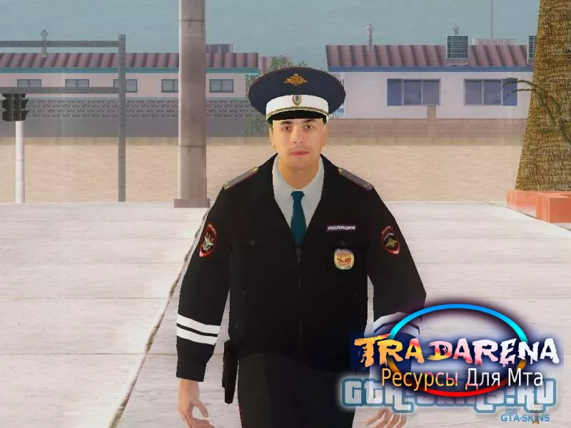 Скин Русский полицейский 4 для GTA San Andreas