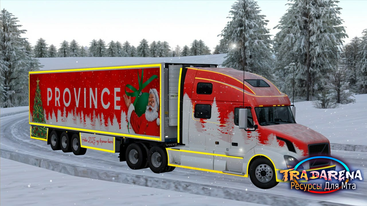 Volvo VNL & Trailer New Year 2025