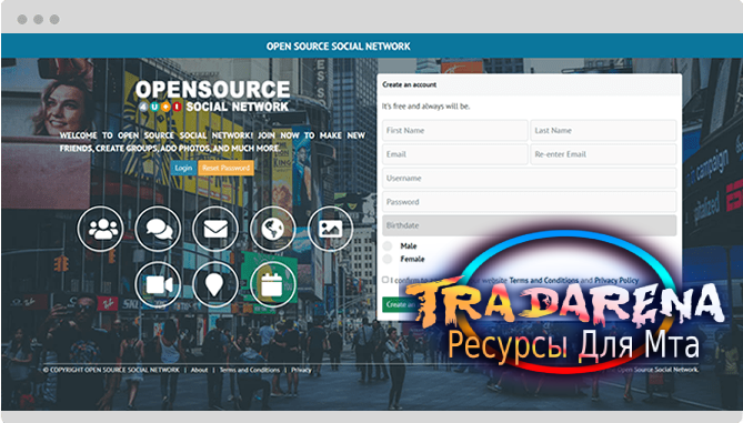 Социальная сеть с открытым исходным кодом [7.7-dev]
