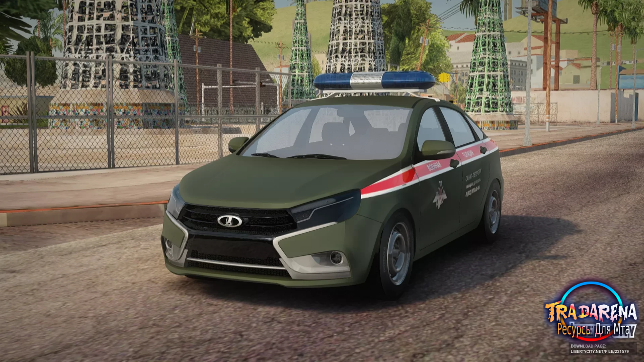Lada Vesta Военная Полиция