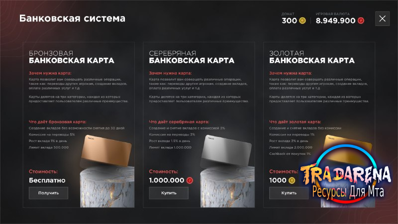 Система банка и логин-панели
