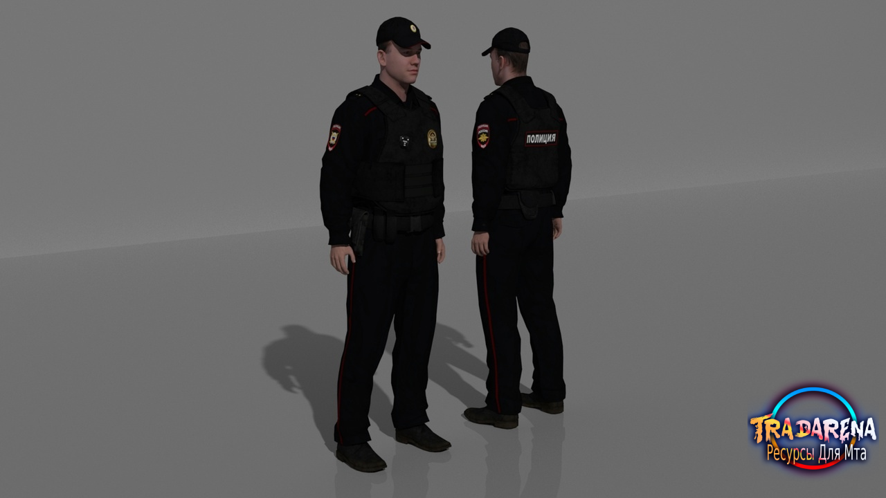 Старший лейтенант Патрульно-Постовой Службы в бронежилете Кора-кулон м т а